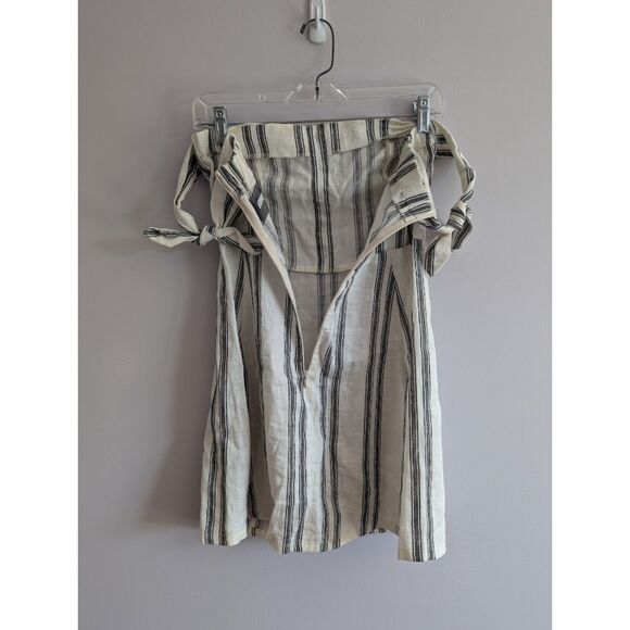 Reformation Arnaut Linen Off the Shoulder Mini Dress size 2 - Picture 4 of 6